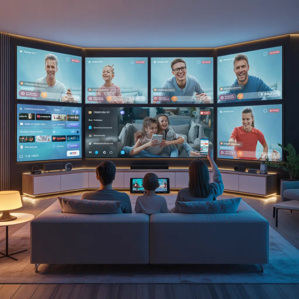 Solution iptv multi ecran permettant une diffusion fluide des contenus TV sur plusieurs appareils utilisés en même temps