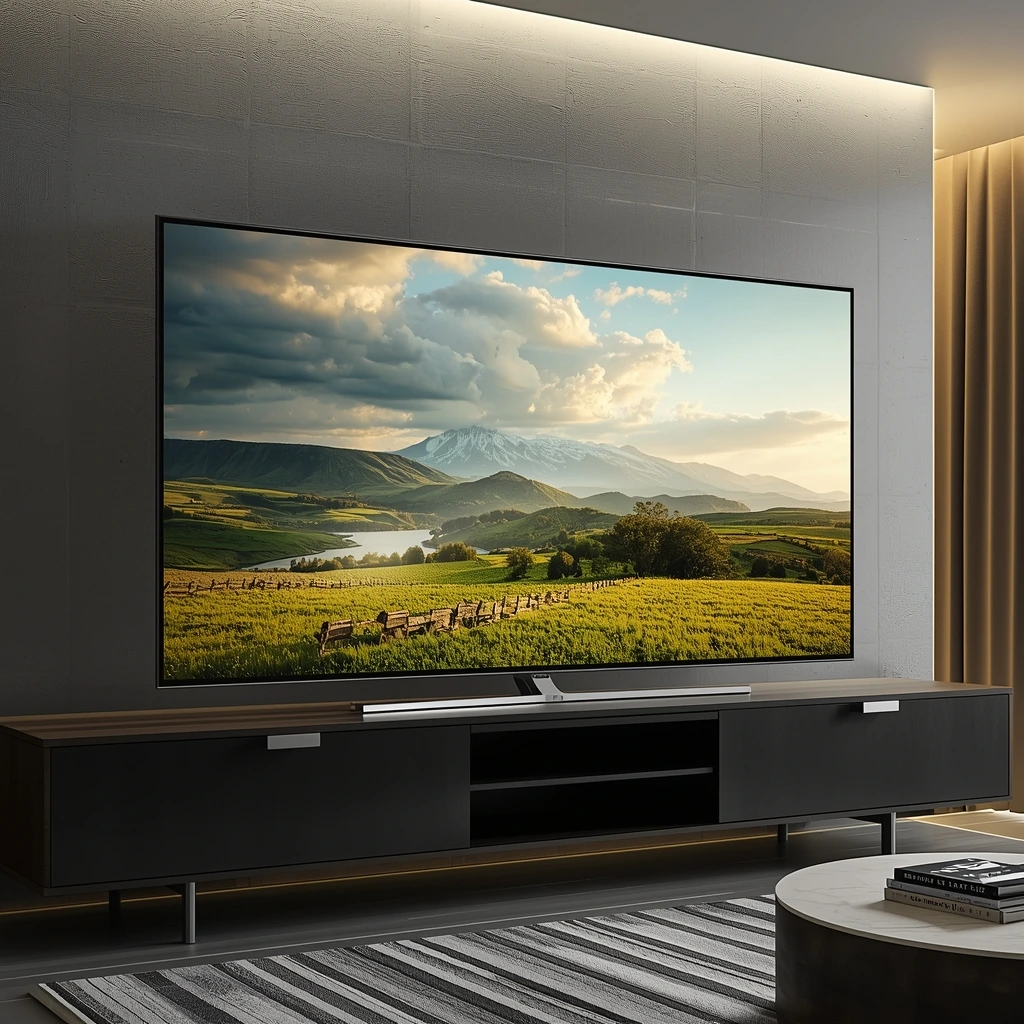 utilisateur français choisissant une offre de télévision par internet sur smart tv