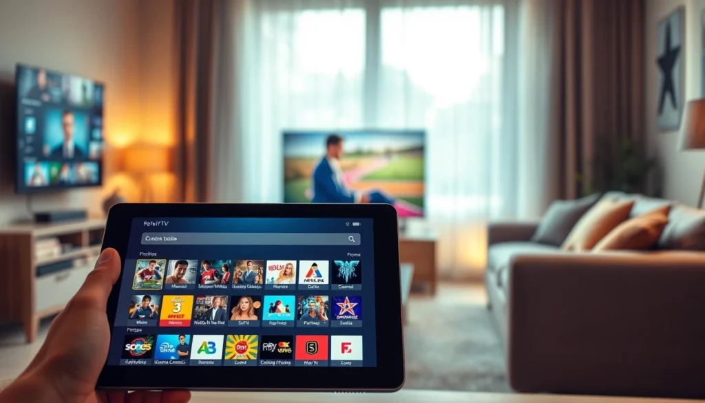 iptv abbonnement sur smart tv pour regarder chaînes internationales